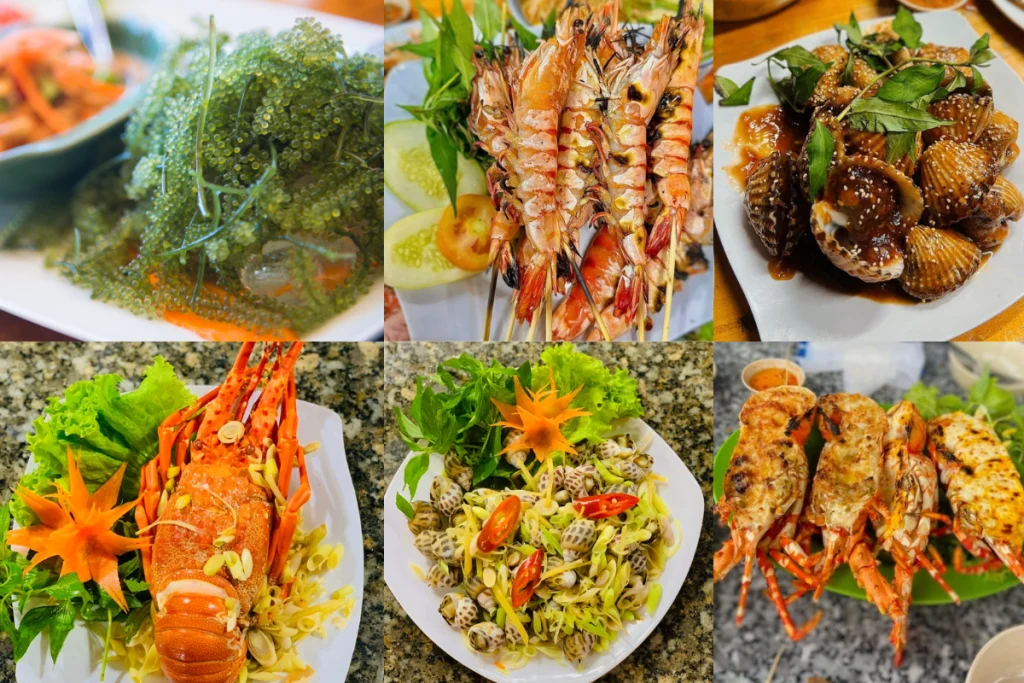 Fresh local seafood - Delicious things to do in Nha Trang